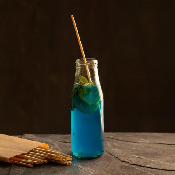 Wheat Stem Straws | Eco Friendly Disposable Drinking Straws | Natural Wheat Hay Straw