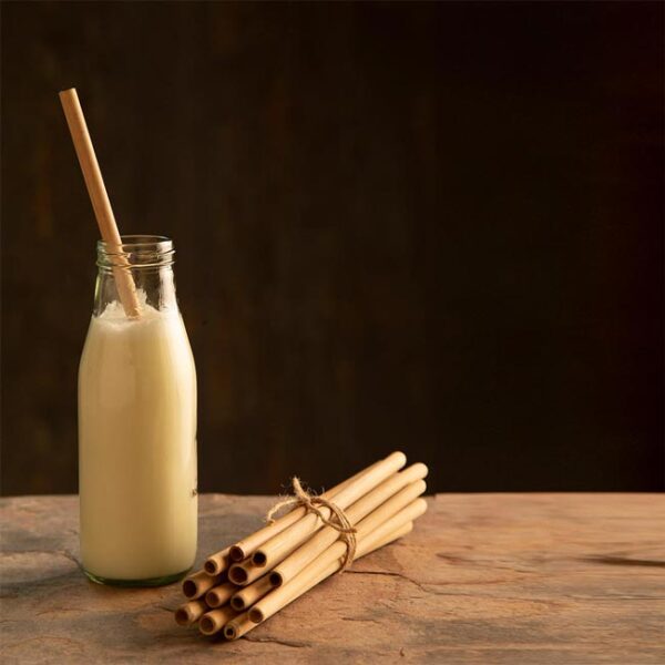 Reusable Bamboo Straw | Natural & Handcrafted | With Reusable Pouch & Cleaner