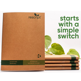 Rescript A4 Size Notebook 160 Pages