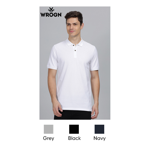WROGN SOLID POLO T-SHIRT