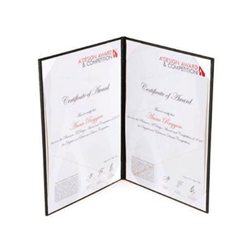 ECONOMY DOUBLE OR SINGLE CERTIFICATE FOLDER