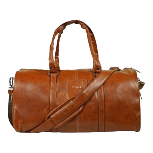 Foara Tan Duffle Leather Bag