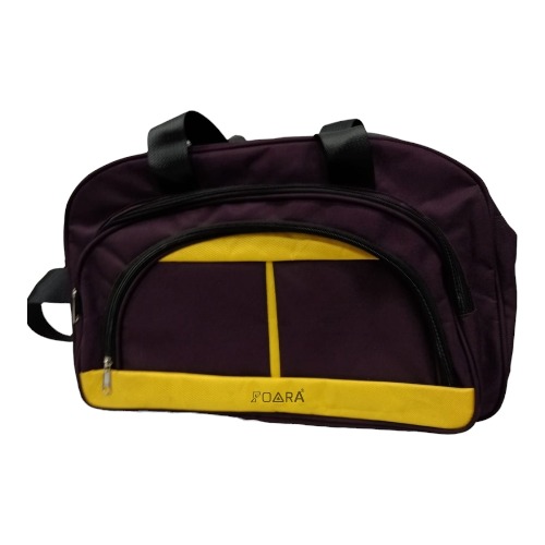 Foara Yellow Duffle Bag with Wheel