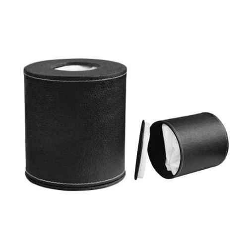 Round tissue box