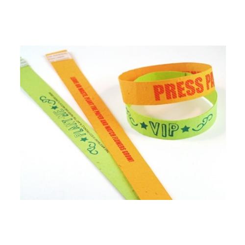 Seed Paper Wristbands