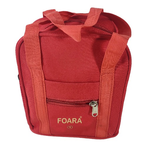 Red Medium school lunch bag