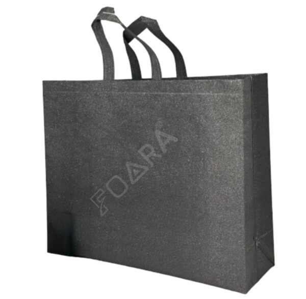 black metalic promotional bag