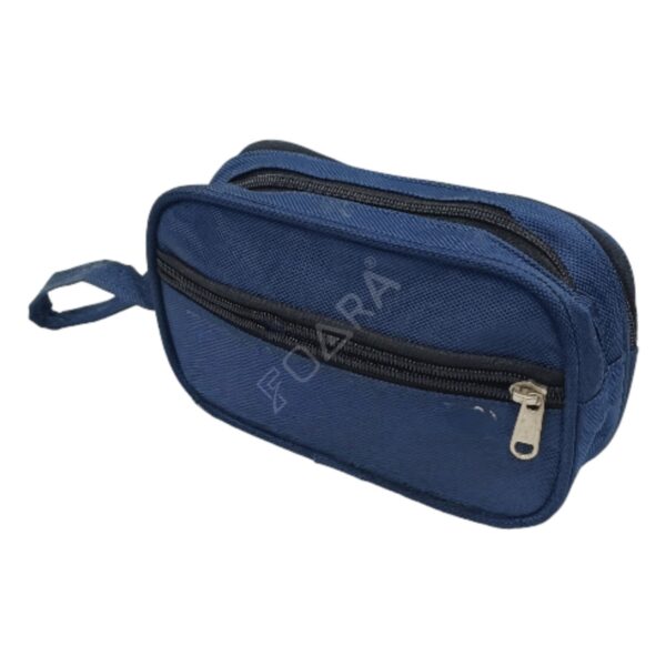 blue medium key pouch