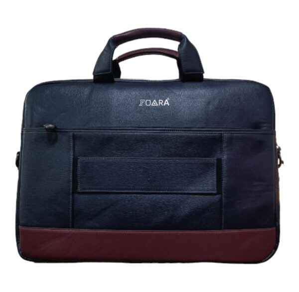 foara caslan leather laptop executive bag