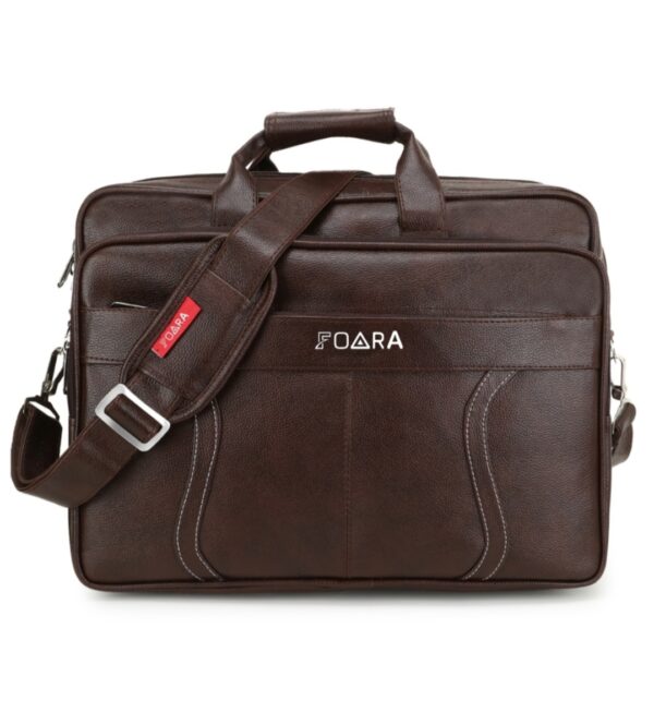 foara customized leather laptop executive bag