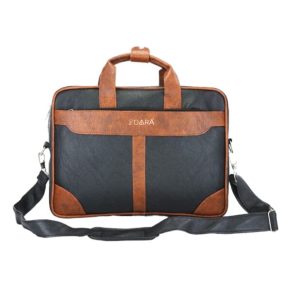 foara personalized pu leather messenger bag