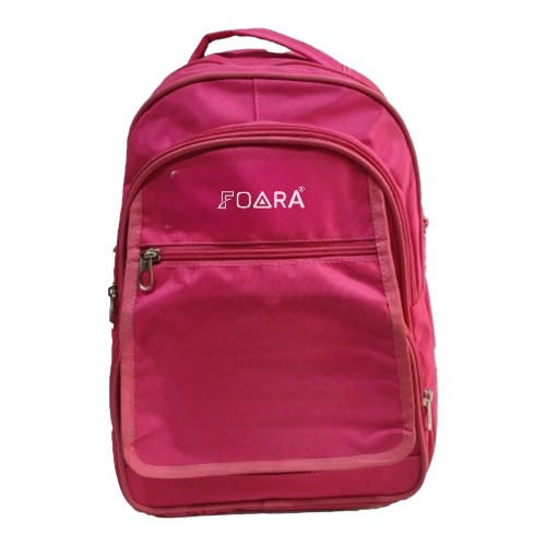 foara pink school bag