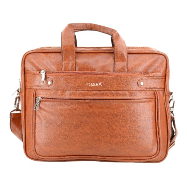 foara sunrise pu leather office bag