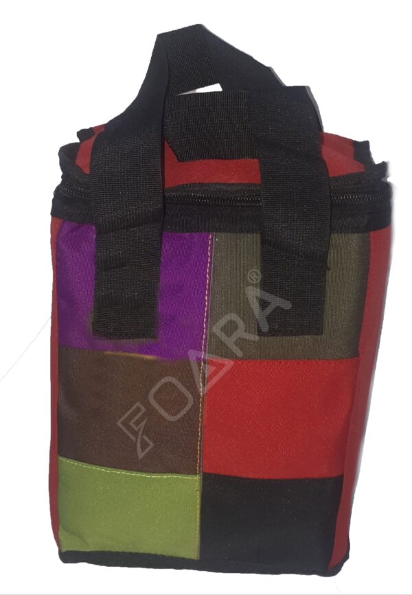 multi color school lunch bag