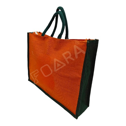 orange jute bag